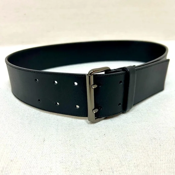 Prada | Accessories | Prada Vintage Black Leather Belt With  display picture 1